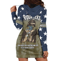 Personalized Veterans Day 2024 Hoodie Dress U.S Veterans Proud Dad - Wonder Print Shop