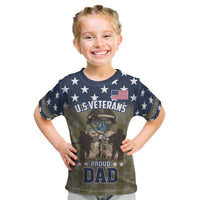 Personalized Veterans Day 2024 Kid T Shirt U.S Veterans Proud Dad - Wonder Print Shop
