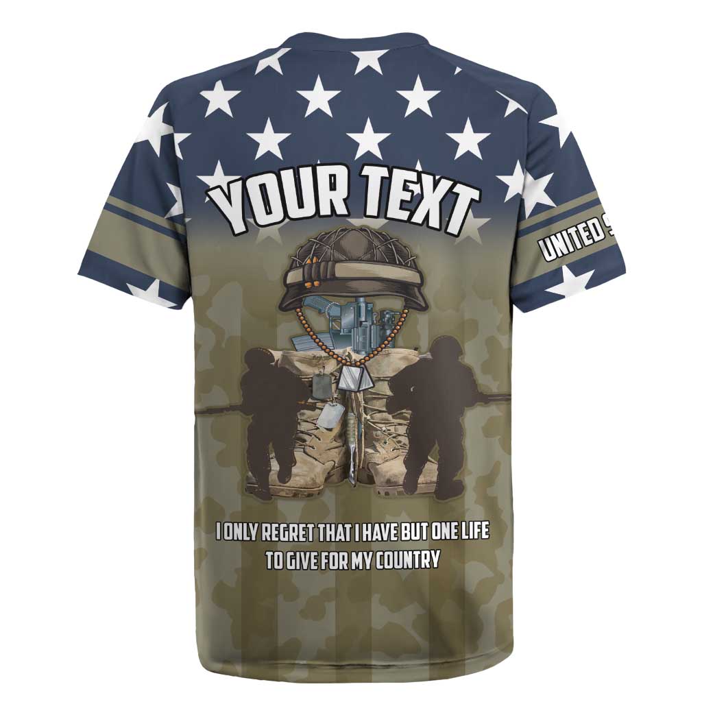 Personalized Veterans Day 2024 Rugby Jersey U.S Veterans Proud Dad - Wonder Print Shop