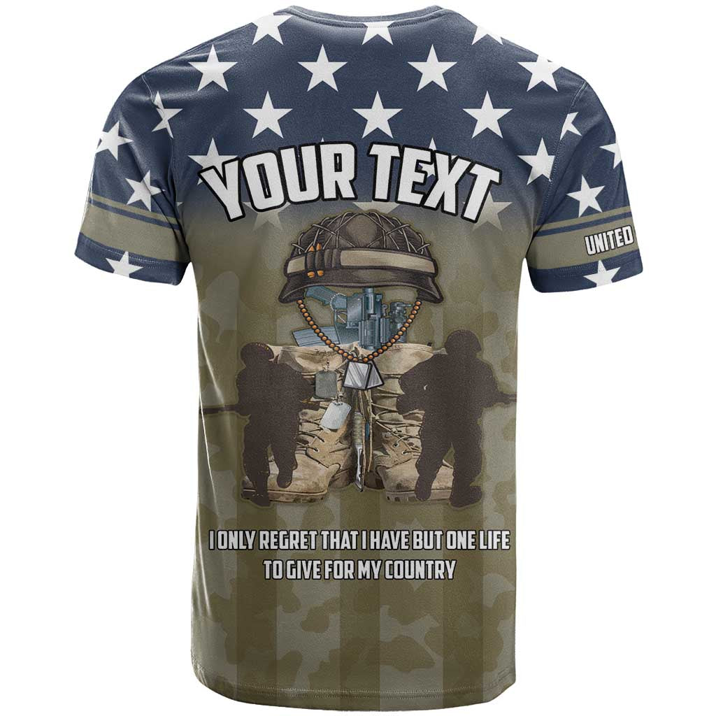 Personalized Veterans Day 2024 T Shirt U.S Veterans Proud Dad - Wonder Print Shop