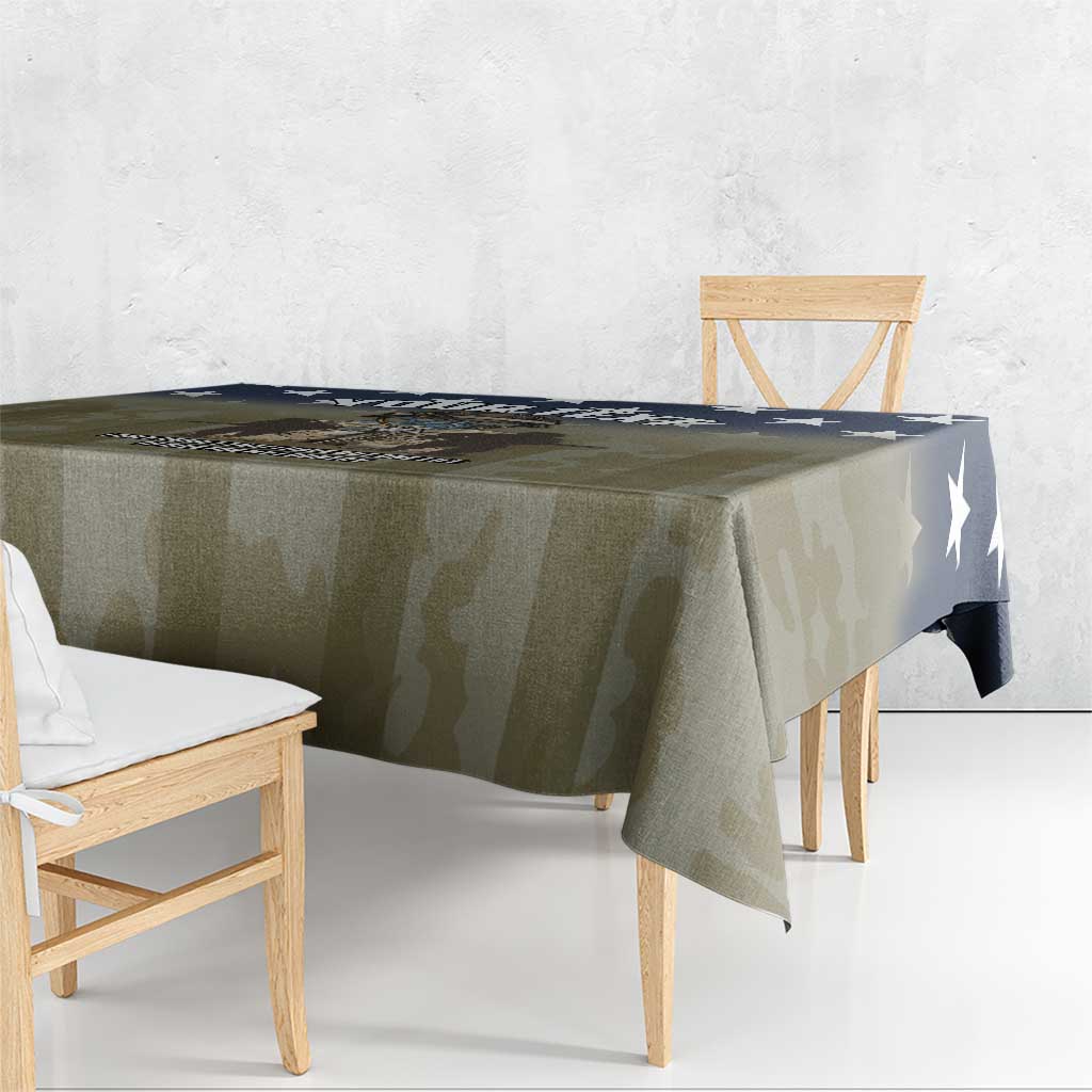 Personalized Veterans Day 2024 Tablecloth U.S Veterans Proud Dad - Wonder Print Shop