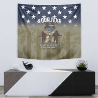 Personalized Veterans Day 2024 Tapestry U.S Veterans Proud Dad - Wonder Print Shop