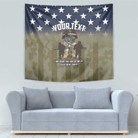 Personalized Veterans Day 2024 Tapestry U.S Veterans Proud Dad - Wonder Print Shop