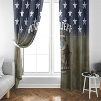 Personalized Veterans Day 2024 Window Curtain U.S Veterans Proud Dad - Wonder Print Shop