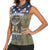 Personalized Veterans Day 2024 Women Sleeveless Polo Shirt U.S Veterans Proud Dad - Wonder Print Shop