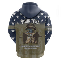 Personalized Veterans Day 2024 Zip Hoodie U.S Veterans Proud Dad - Wonder Print Shop