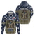 Personalized Veterans Day 2024 Zip Hoodie U.S Veterans Proud Dad - Wonder Print Shop
