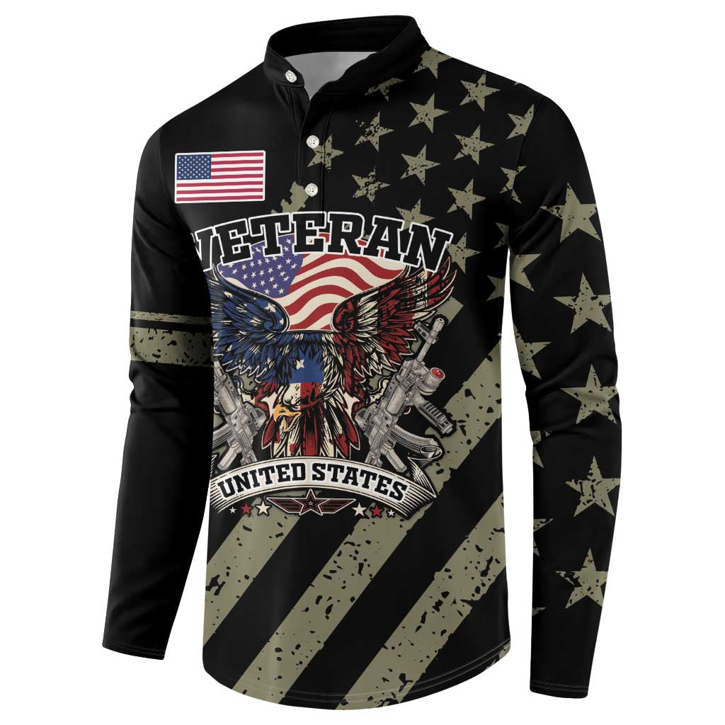 Custom Remembrance Day Button Sweatshirt American Eagle With USA Flags - Wonder Print Shop