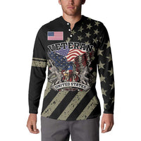 Custom Remembrance Day Button Sweatshirt American Eagle With USA Flags - Wonder Print Shop