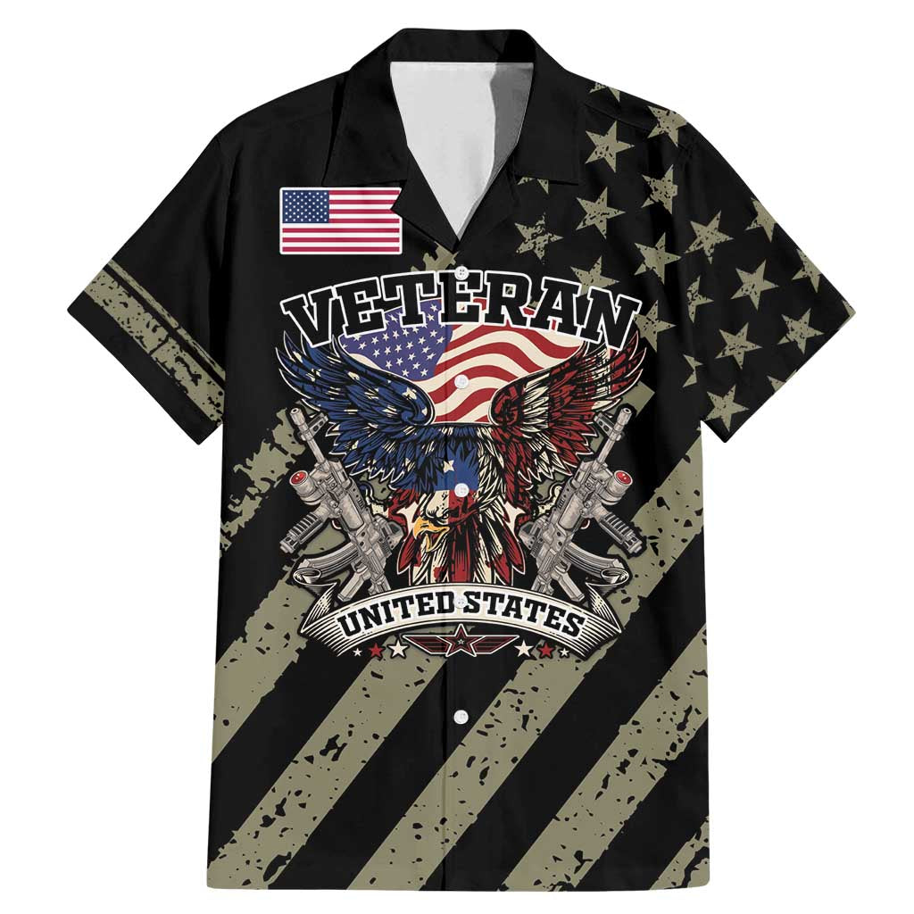 Custom Remembrance Day Family Matching Mermaid Dress and Hawaiian Shirt American Eagle With USA Flags - Wonder Print Shop