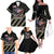 Custom Remembrance Day Family Matching Off The Shoulder Long Sleeve Dress and Hawaiian Shirt American Eagle With USA Flags - Wonder Print Shop
