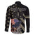 Custom Remembrance Day Family Matching Puletasi and Hawaiian Shirt American Eagle With USA Flags - Wonder Print Shop
