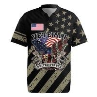 Custom Remembrance Day Rugby Jersey American Eagle With USA Flags - Wonder Print Shop