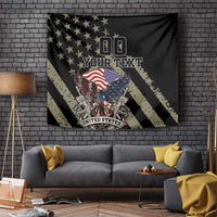 Custom Remembrance Day Tapestry American Eagle With USA Flags - Wonder Print Shop