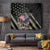 Custom Remembrance Day Tapestry American Eagle With USA Flags - Wonder Print Shop