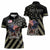 Custom Remembrance Day Women Polo Shirt American Eagle With USA Flags - Wonder Print Shop