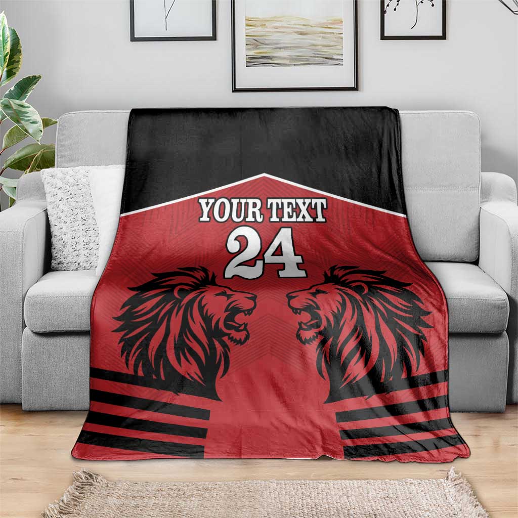Custom Kenya Rugby Blanket African Lion Unique Style