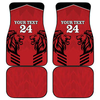 Custom Kenya Rugby Car Mats African Lion Unique Style - Wonder Print Shop