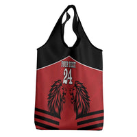 Custom Kenya Rugby Grocery Bag African Lion Unique Style