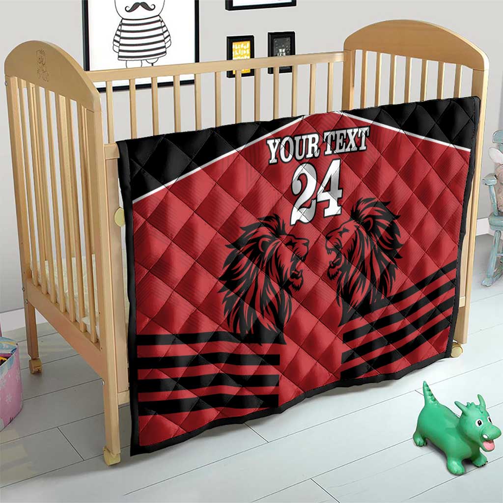 Custom Kenya Rugby Quilt African Lion Unique Style - Wonder Print Shop