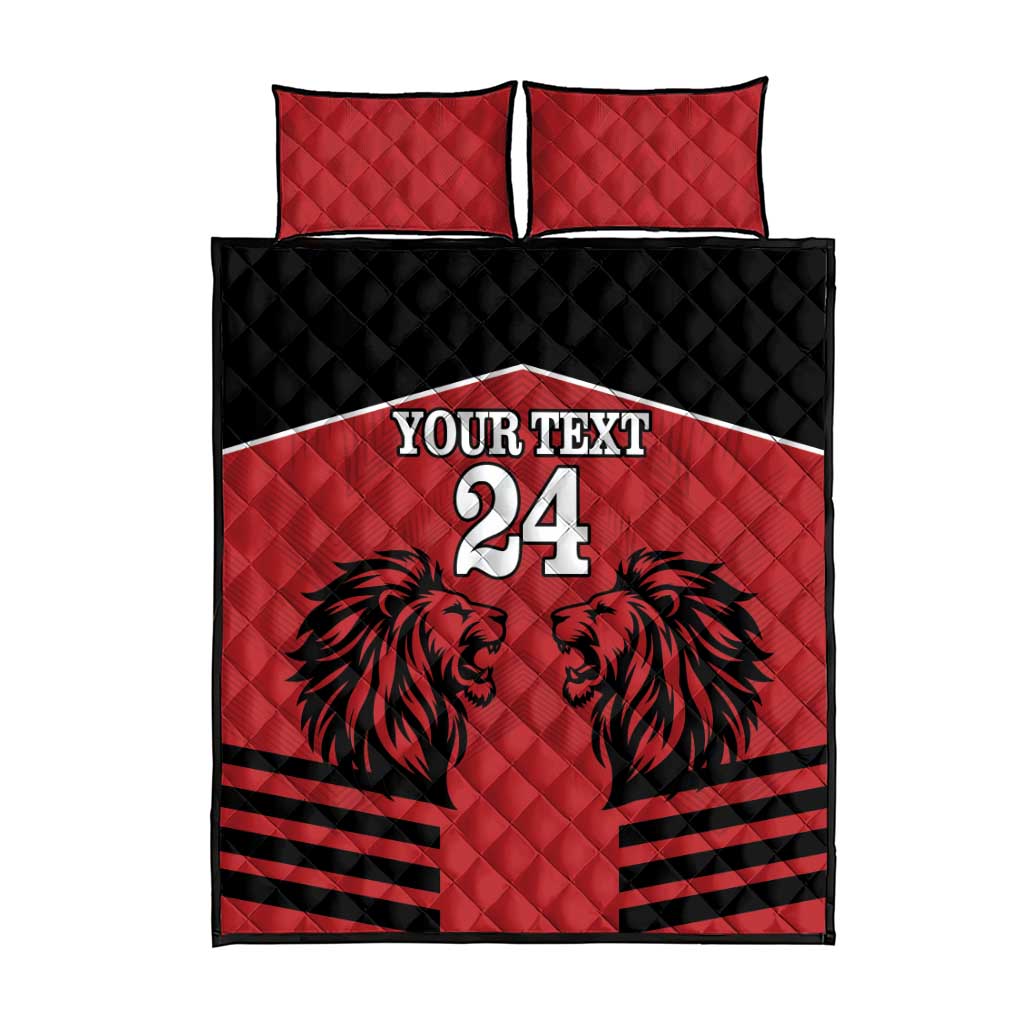 Custom Kenya Rugby Quilt Bed Set African Lion Unique Style - Wonder Print Shop