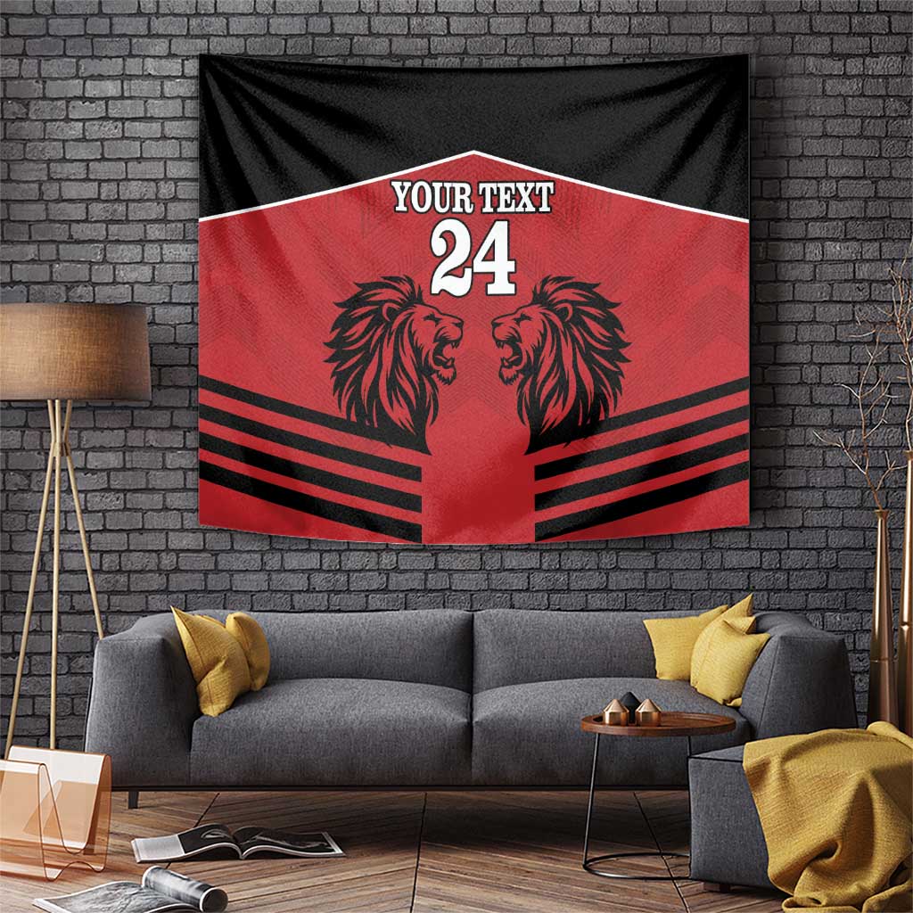 Custom Kenya Rugby Tapestry African Lion Unique Style - Wonder Print Shop