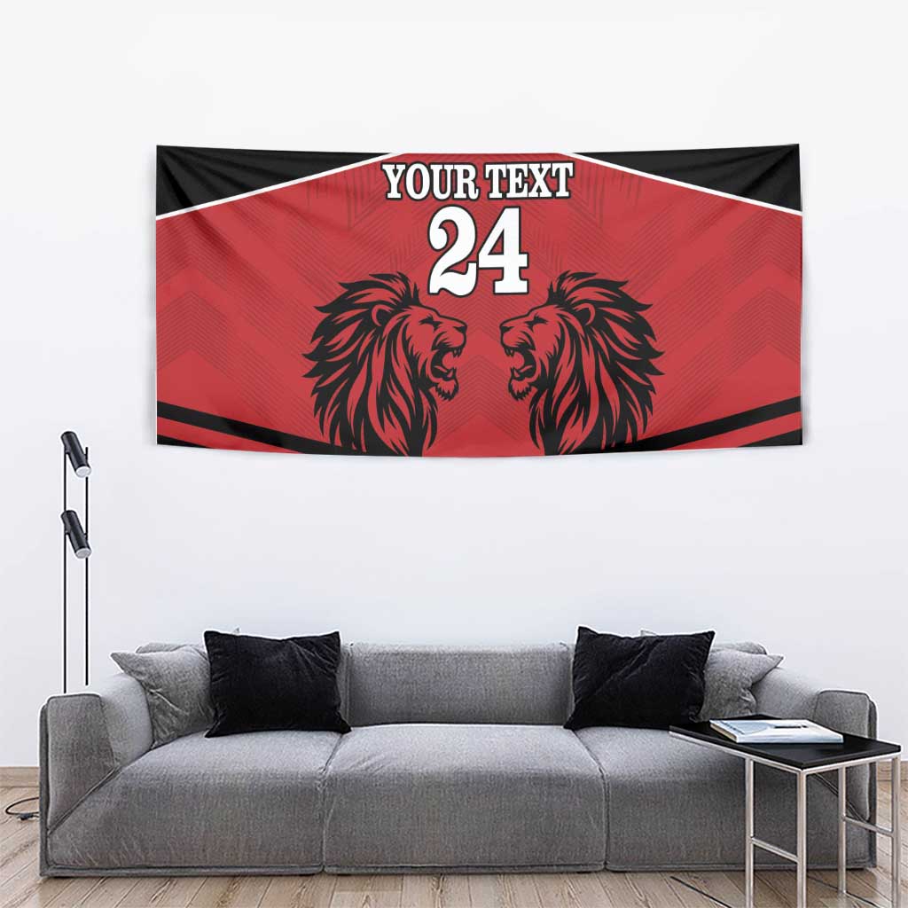 Custom Kenya Rugby Tapestry African Lion Unique Style - Wonder Print Shop