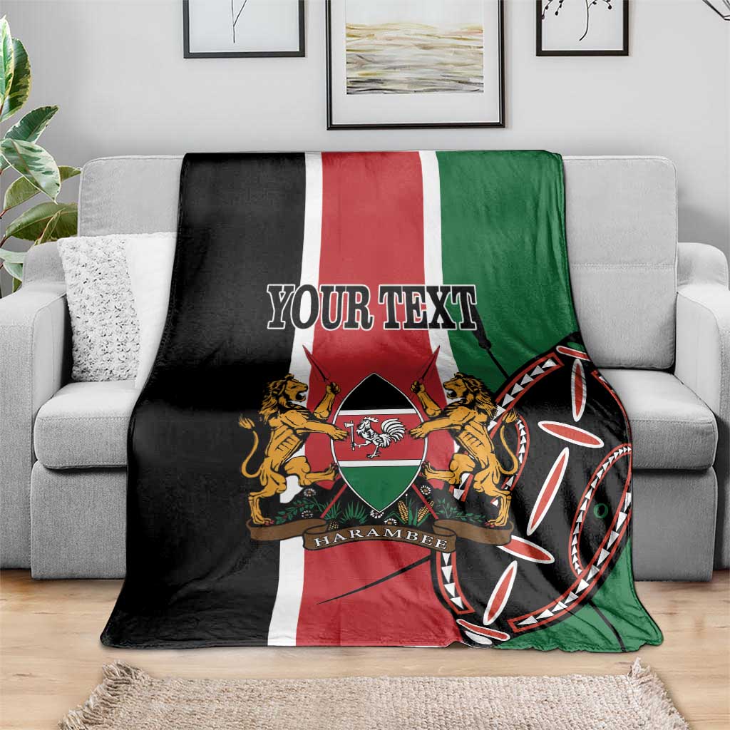 Personalized Kenya Independence Day Blanket Let Us All Pull Together