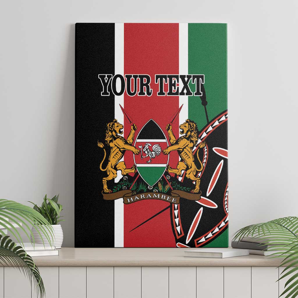 Personalized Kenya Independence Day Canvas Wall Art Let Us All Pull Together - Wonder Print Shop