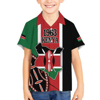 Personalized Kenya Independence Day Family Matching Long Sleeve Bodycon Dress and Hawaiian Shirt Let Us All Pull Together - Wonder Print Shop