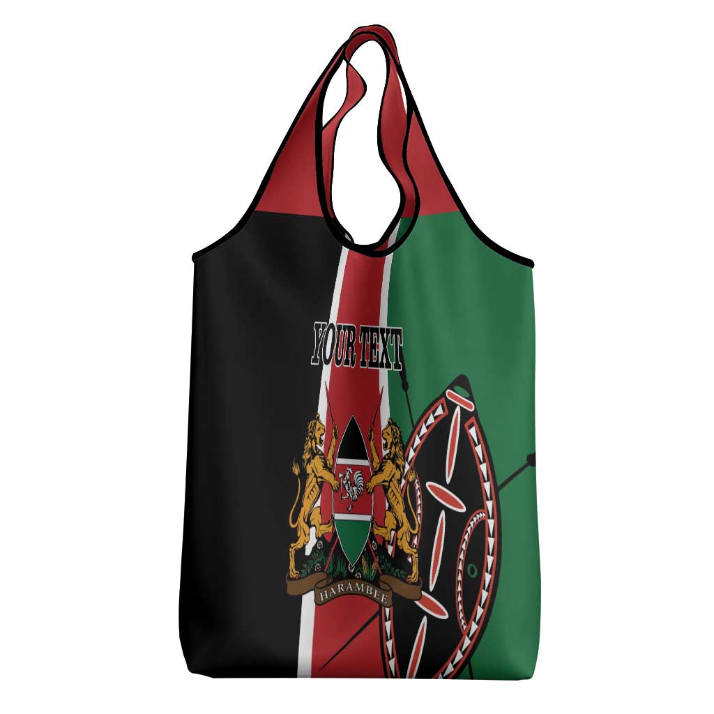 Personalized Kenya Independence Day Grocery Bag Let Us All Pull Together