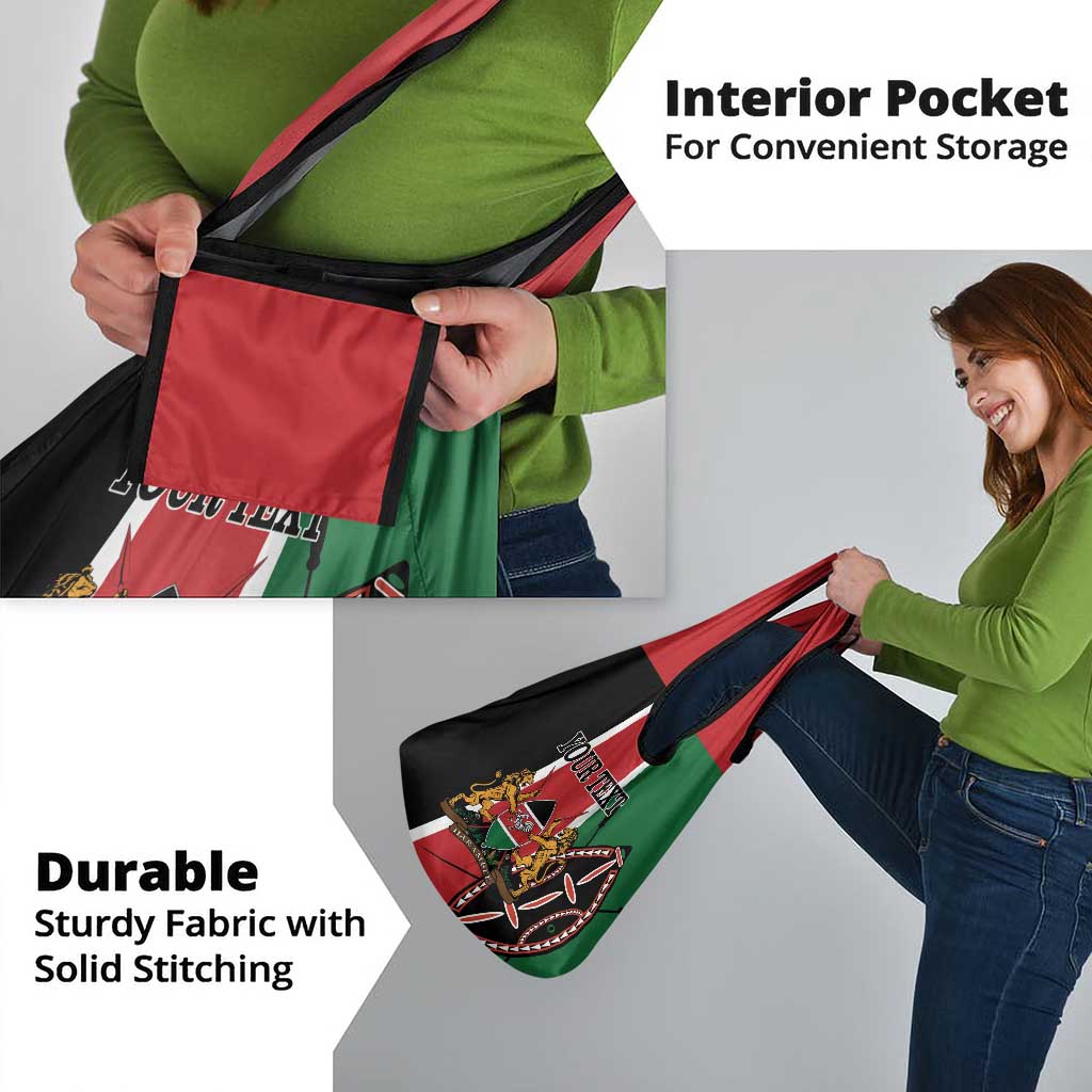 Personalized Kenya Independence Day Grocery Bag Let Us All Pull Together