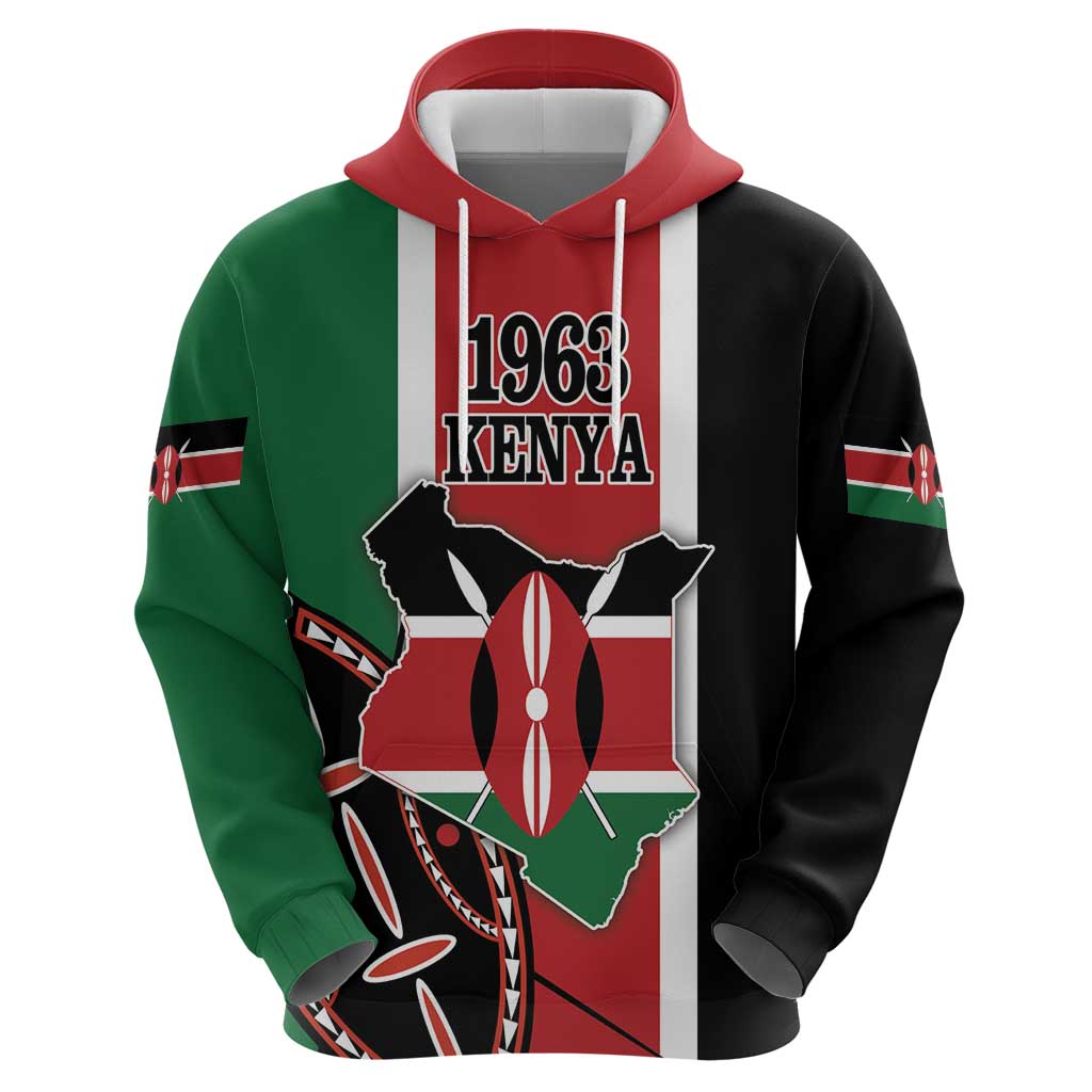 Personalized Kenya Independence Day Hoodie Let Us All Pull Together - Wonder Print Shop