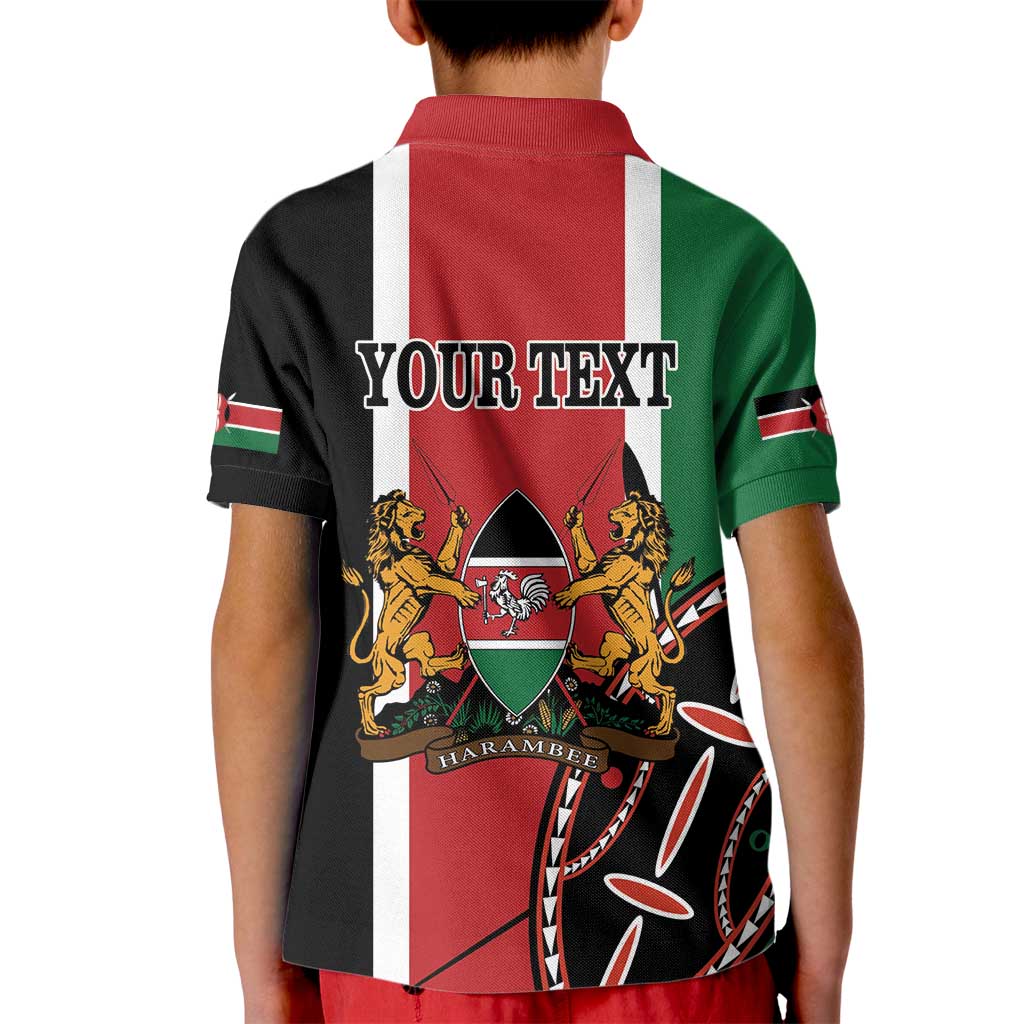 Personalized Kenya Independence Day Kid Polo Shirt Let Us All Pull Together - Wonder Print Shop