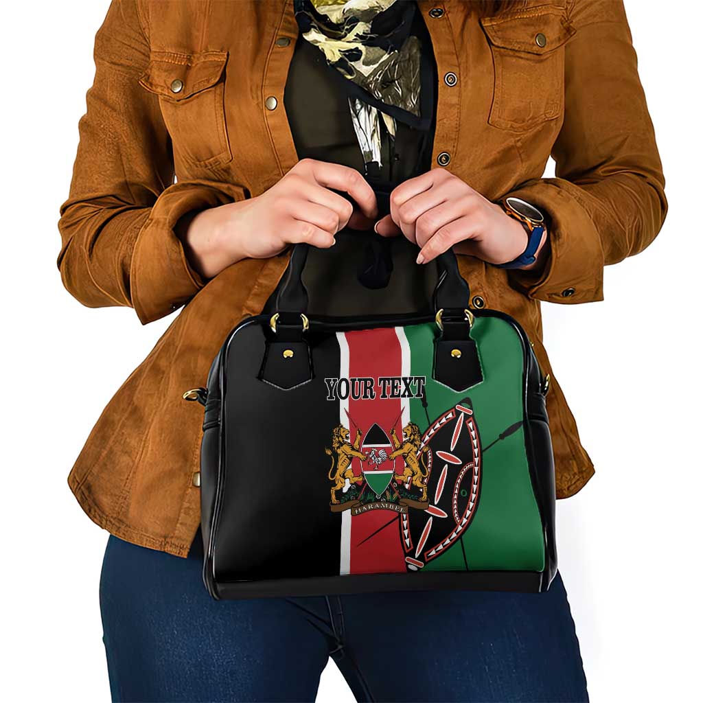 Personalized Kenya Independence Day Shoulder Handbag Let Us All Pull Together