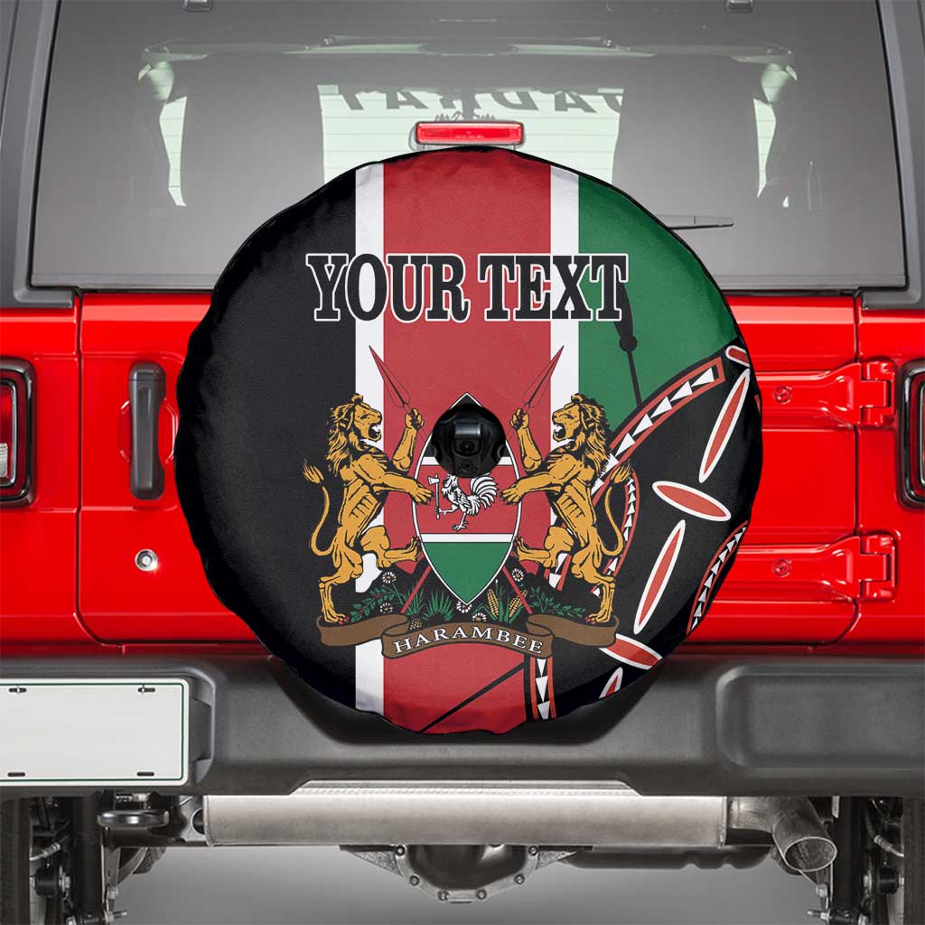 Personalized Kenya Independence Day Spare Tire Cover Let Us All Pull Together - Wonder Print Shop