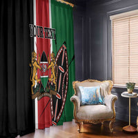 Personalized Kenya Independence Day Window Curtain Let Us All Pull Together - Wonder Print Shop