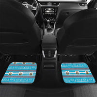 Honduras Christmas Car Mats Scarlet Macaw Feliz Navidad - Wonder Print Shop