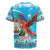 Honduras Christmas Rugby Jersey Scarlet Macaw Feliz Navidad - Wonder Print Shop