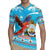 Honduras Christmas Rugby Jersey Scarlet Macaw Feliz Navidad - Wonder Print Shop