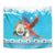 Honduras Christmas Tapestry Scarlet Macaw Feliz Navidad - Wonder Print Shop