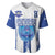 Custom Honduras Football Baseball Jersey Los Catrachos Grunge Style - Wonder Print Shop