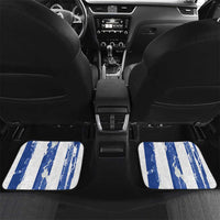 Custom Honduras Football Car Mats Los Catrachos Grunge Style - Wonder Print Shop