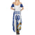 Custom Honduras Football Summer Maxi Dress Los Catrachos Grunge Style - Wonder Print Shop