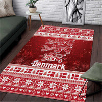 Denmark Christmas Area Rug Three Danish Lions - Wonder Print Shop