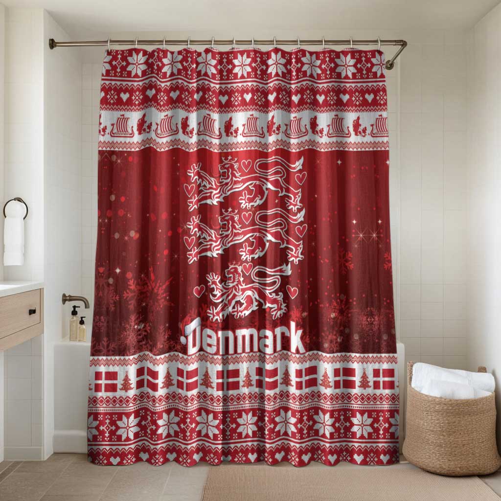 Denmark Christmas Bathroom Set Three Danish Lions - Wonder Print Shop