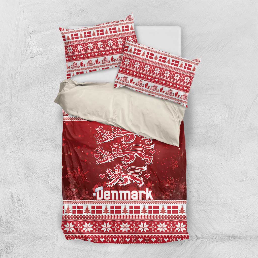 Denmark Christmas Bedding Set Three Danish Lions - Wonder Print Shop