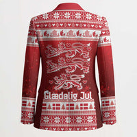 Denmark Christmas Blazer Three Danish Lions - Wonder Print Shop