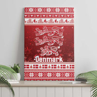 Denmark Christmas Canvas Wall Art Three Danish Lions - Wonder Print Shop