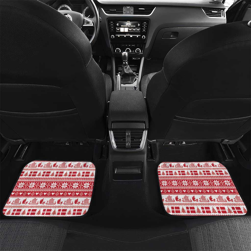 Denmark Christmas Car Mats Three Danish Lions - Wonder Print Shop